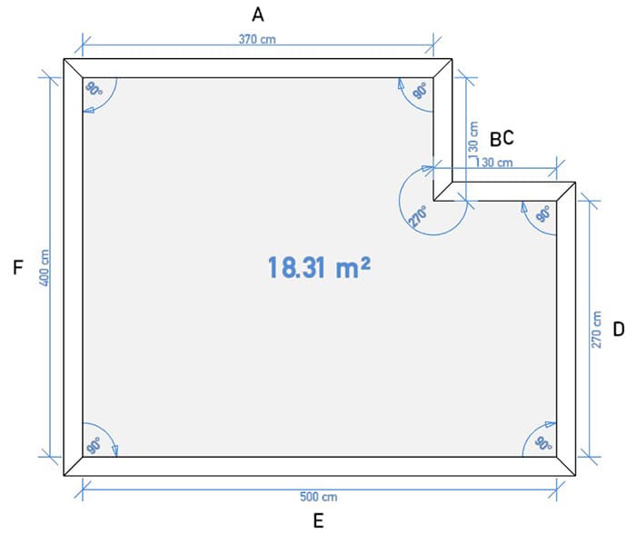 Badkamer afmetingen 3D planner