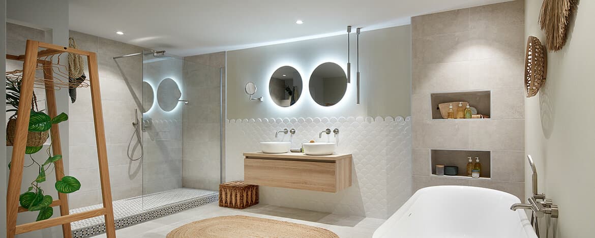 Badkamer indeling