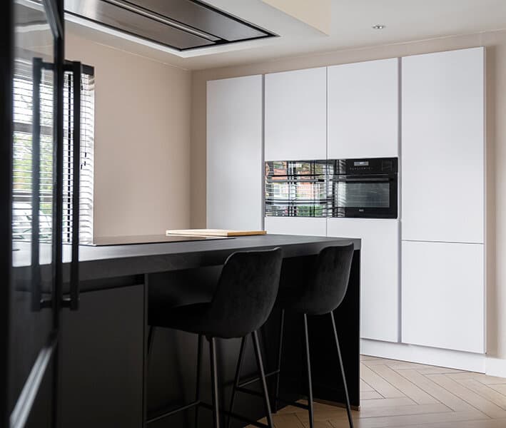 Keuken met bar